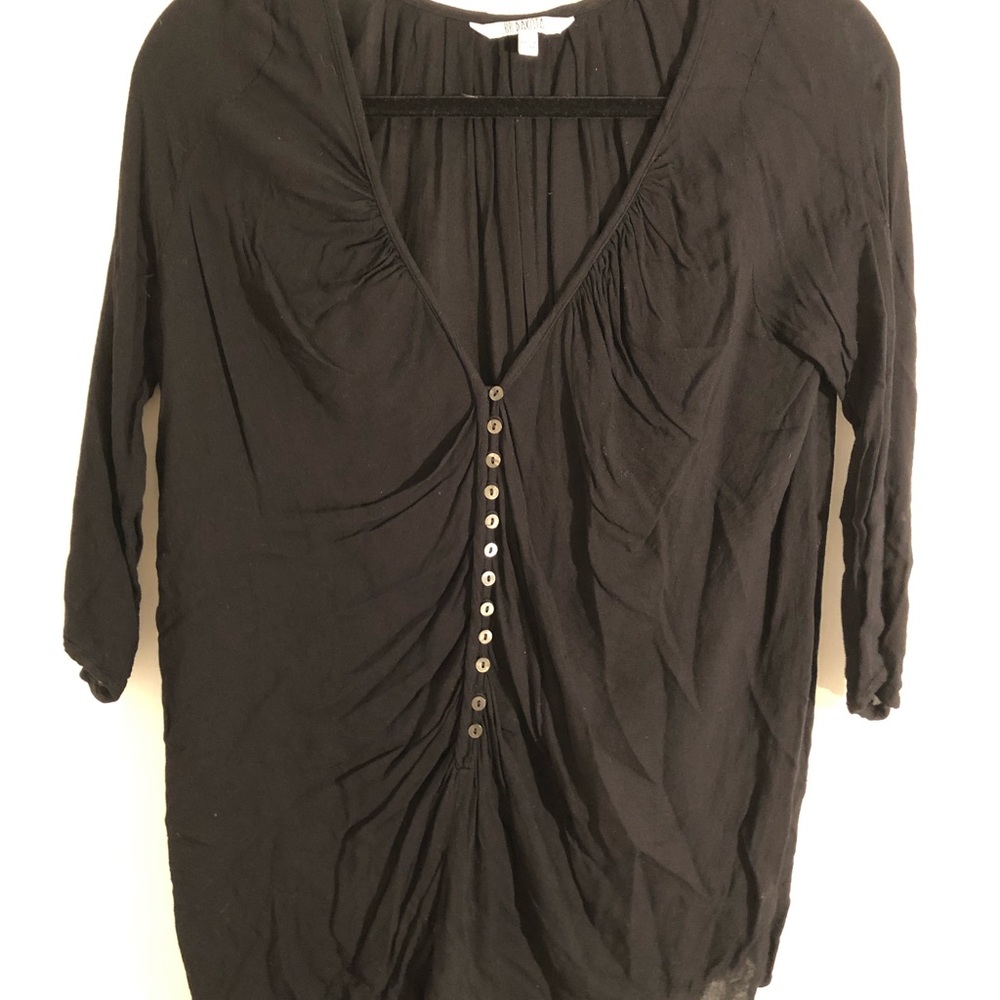 BB Dakota long sleeve black top